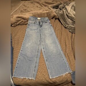 Women's Blue Wide-Leg Jeans pacsun